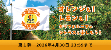 オレンジも！レモンも！カリフォルニアのシトラスを楽しもう！第１弾2026年4月30日23:59まで